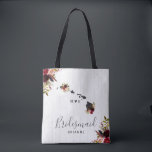 Hawaii State Destination Rustic Wedding Monogram Tote Bag<br><div class="desc">Hawaii State Wedding Destination Rustic Country Chic with White Barn Wood & Marsala Burgundy Watercolor Floral Arrangements & Boho Feathers Wedding Tote Bags with MOVEABLE HEART LOCATION just click the customise further link to position your heart ~ Check my shop to see the entire wedding suite for this design!</div>