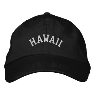 Hawaii State Embroidered Hat