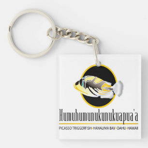 Hawaii State Fish - Humuhumunukunukuapua'a Key Ring