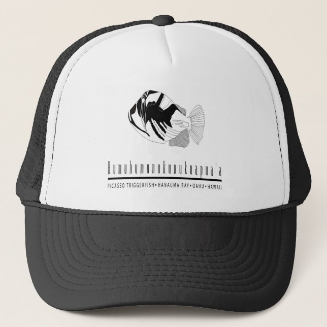 Hawaii State Fish - Humuhumunukunukuapua'a Trucker Hat (Front)
