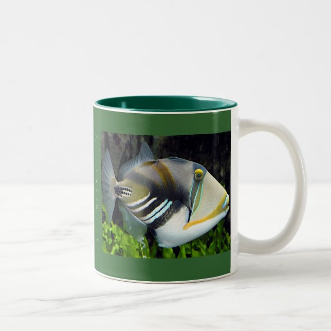 Hawaii state fish Two-Tone coffee mug (Right)