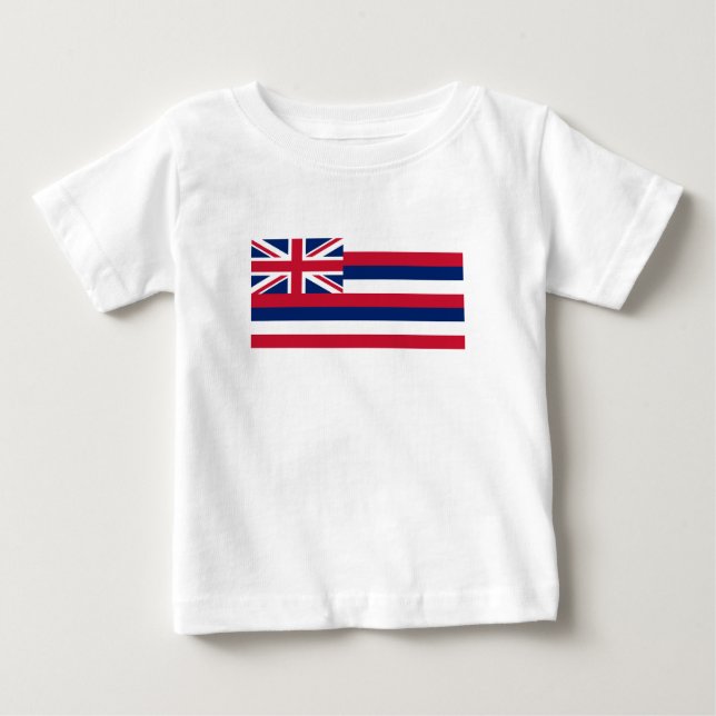 Hawaii State Flag Baby T-Shirt (Front)