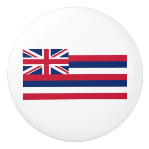 Hawaii State Flag Ceramic Knob