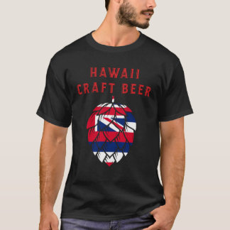 Hawaii State Flag Craft Beer Aloha T-Shirt