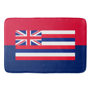 Hawaii State Flag Design Bath Mat