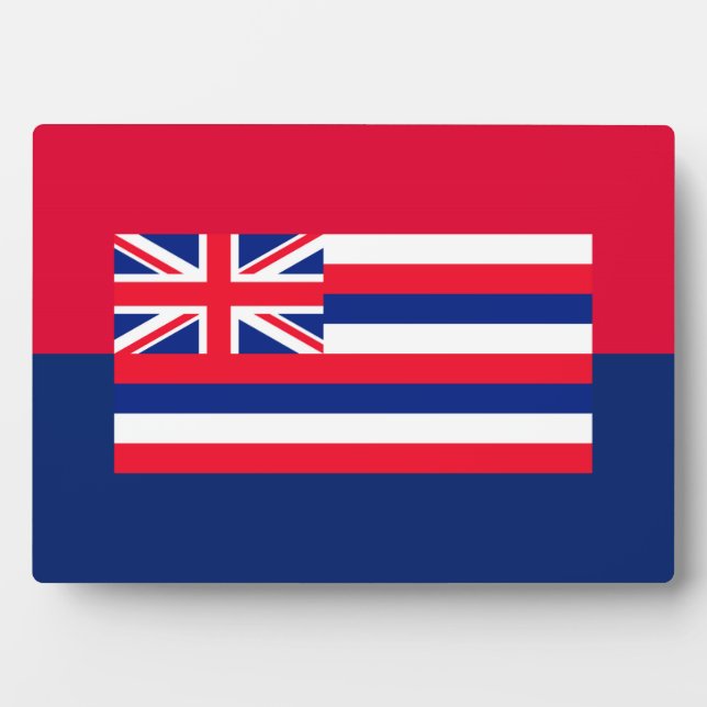 Hawaii State Flag Design Plaque (Front)