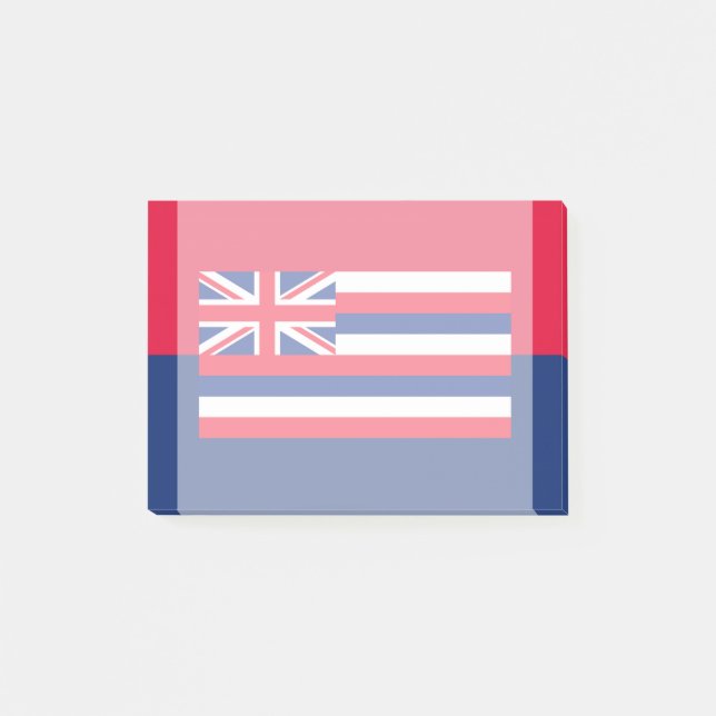 Hawaii State Flag Design Post-it Notes (Front)