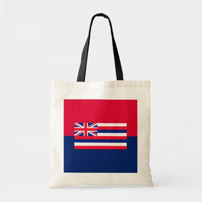 Hawaii State Flag Design Tote Bag (Front)