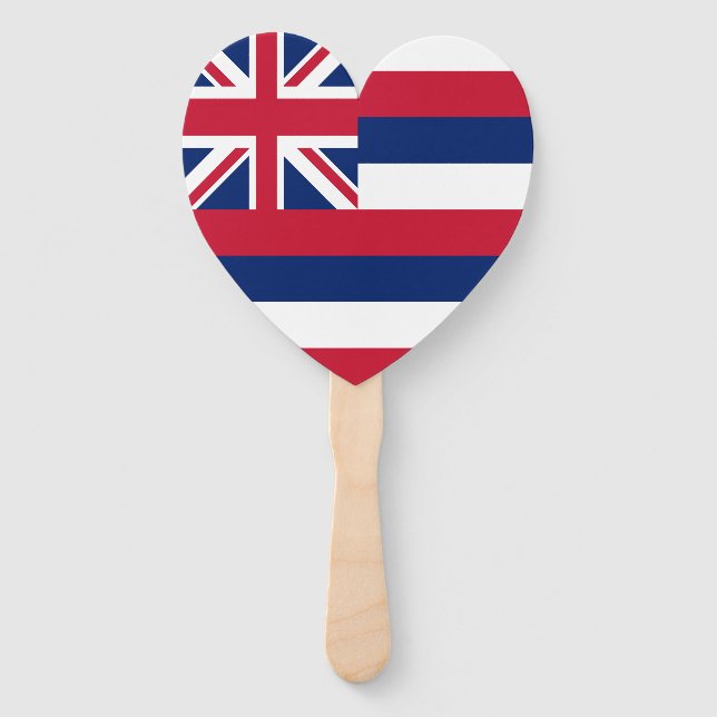 Hawaii State Flag Hand Fan (Front)