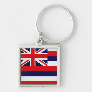 Hawaii State Flag Key Ring