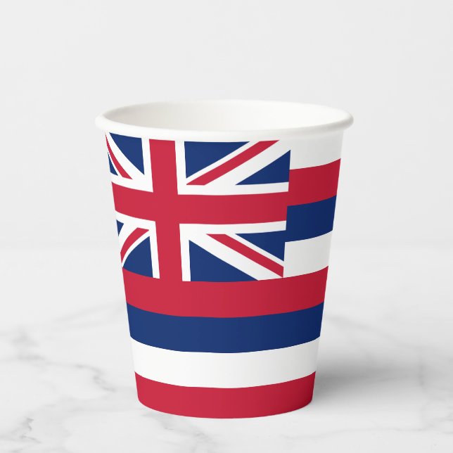 Hawaii State Flag Paper Cups (Front)