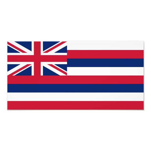 Hawaii State Flag Photo Print (Front)