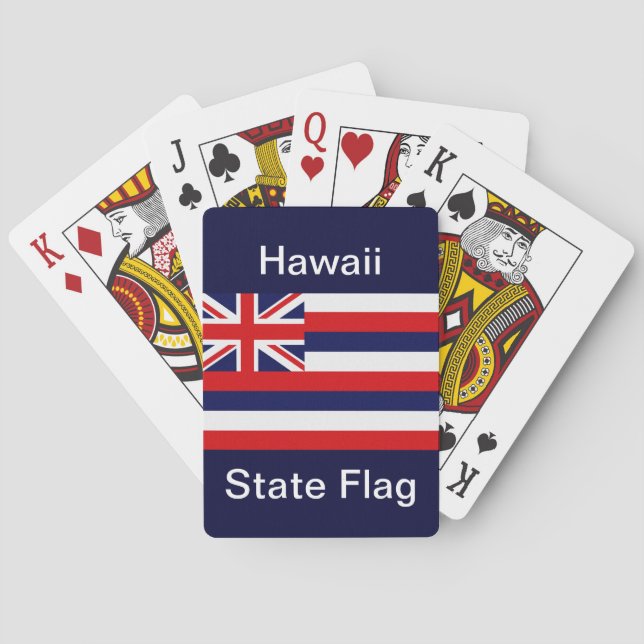 Hawaii State Flag Playing Cards (Back)