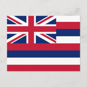 Hawaii State Flag Postcard