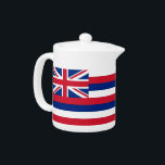 Hawaii State Flag Teapot<br><div class="desc">Enjoy your tea with a touch of tropical flair using our teapot featuring the flag of Hawaii! This charming teapot not only serves your favourite brews but also showcases the vibrant design of Hawaii's iconic flag. Crafted from high-quality materials, it combines durability with a stylish appearance, making it a delightful...</div>