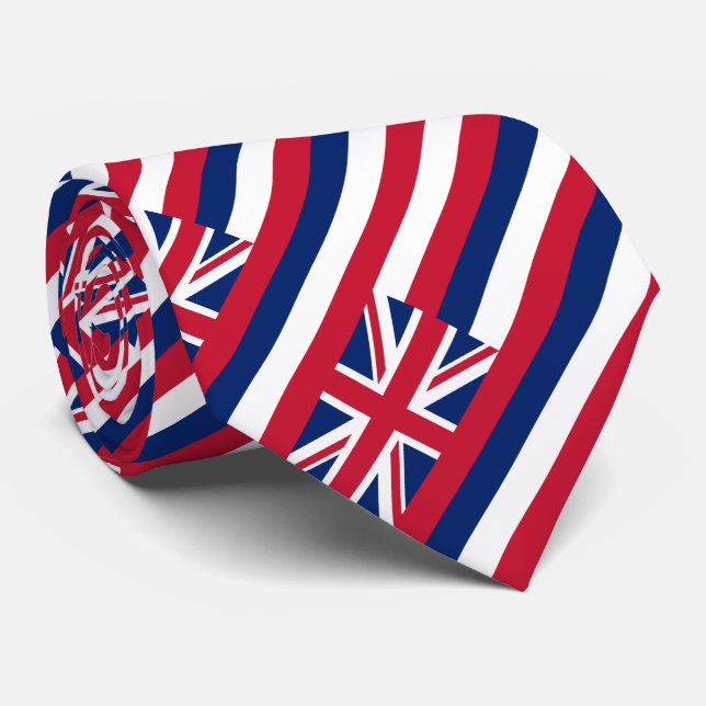 Hawaii State Flag Tie (Rolled)