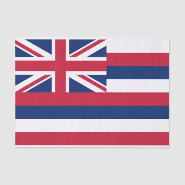 Hawaii State Flag Tissue Paper (Front)