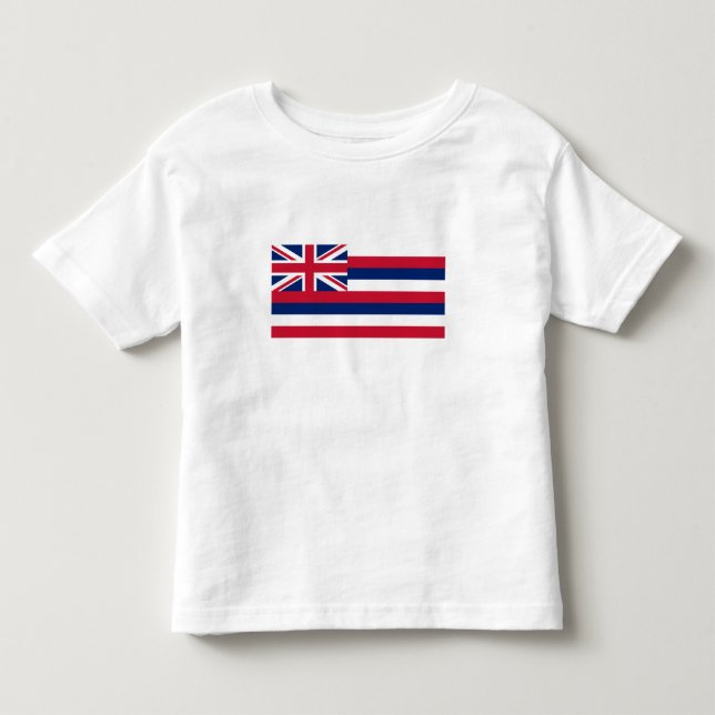 Hawaii State Flag Toddler T-Shirt (Front)