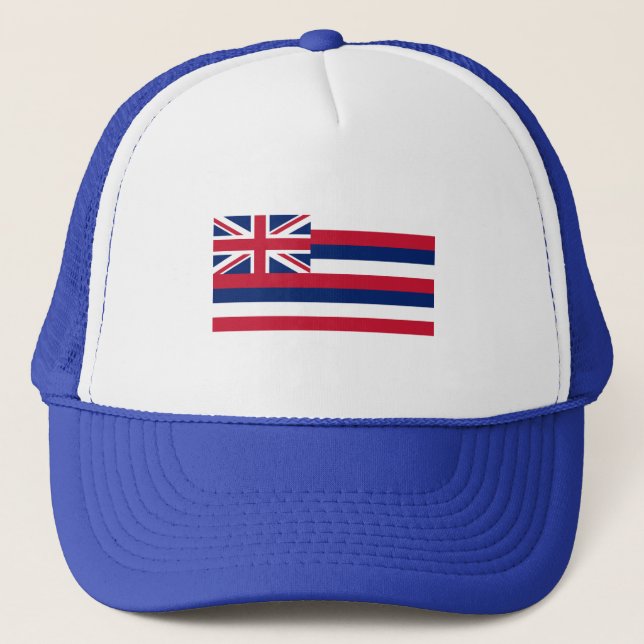 Hawaii State Flag Trucker Hat (Front)