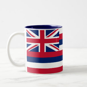 Hawaii State Flag Two-Tone Coffee Mug