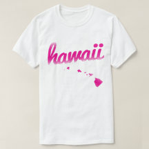 Hawaii State in pink