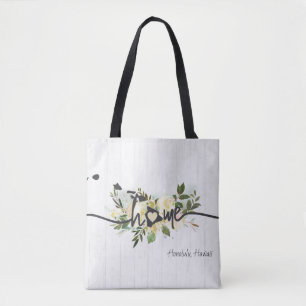 Hawaii State Personalised Your Home City Rustic Tote Bag