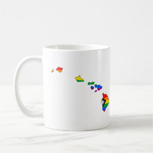 Hawaii State Pride LGBTQ Progress Pride Coffee Mug