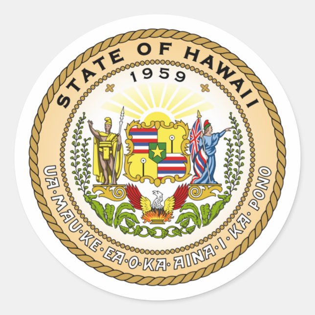 Hawaii State Seal - (Front)