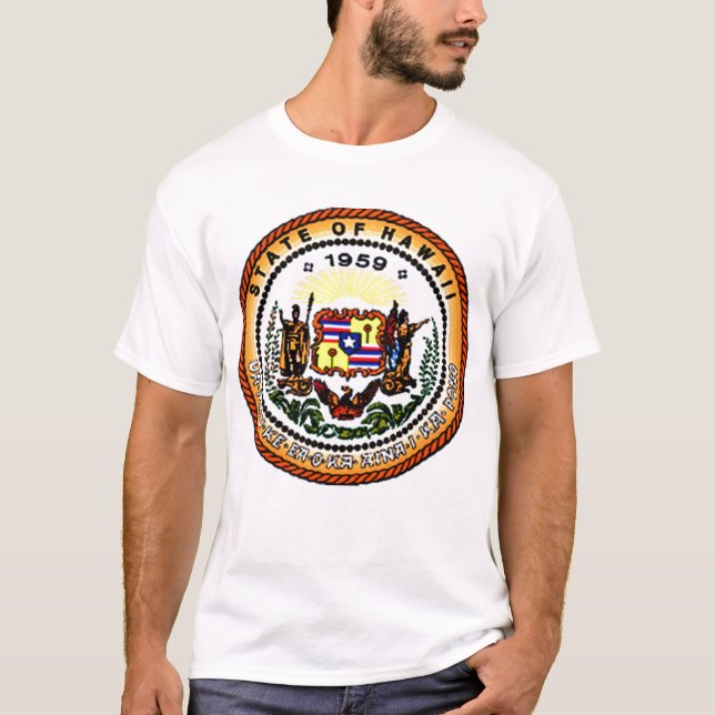 Hawaii state seal T-Shirt (Front)