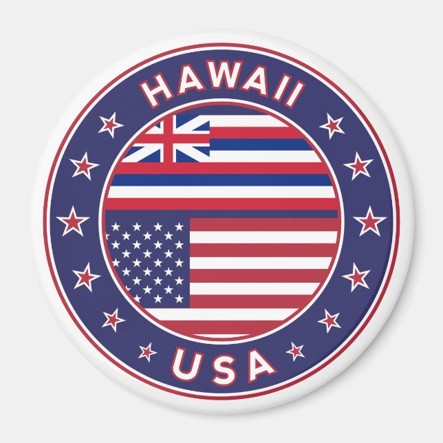 Hawaii sticker, Hawaii, USA Magnet (Front)
