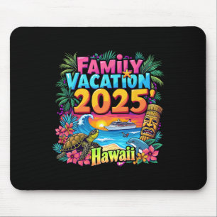 Hawaii Summer Matching Trip Family Vacation 2025 V Mouse Mat