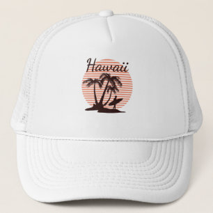 Hawaii Surf Trucker Hat