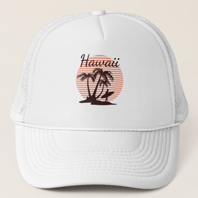 Hawaii Surf Trucker Hat (Front)