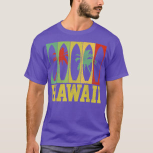 Hawaii Surf Vintage Beach Hawaiian Souvenir Surfer T-Shirt