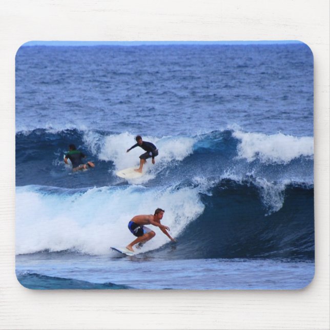 Hawaii Surfers Mouse Mat (Front)