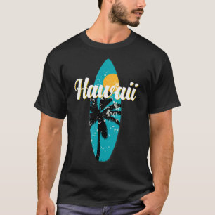 Hawaii Surfing Aloha Vintage Retro Surfboard Beach T-Shirt
