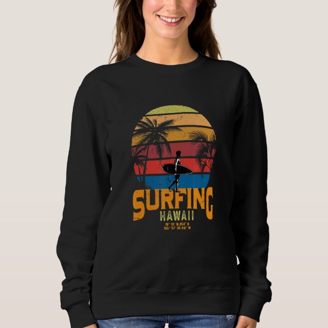 Hawaii Surfing Sweatshirt (Front)