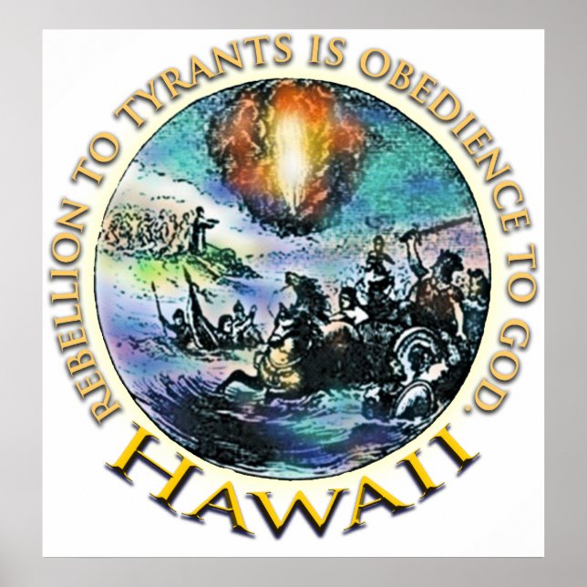 Hawaii Tea Party Poster (Front)