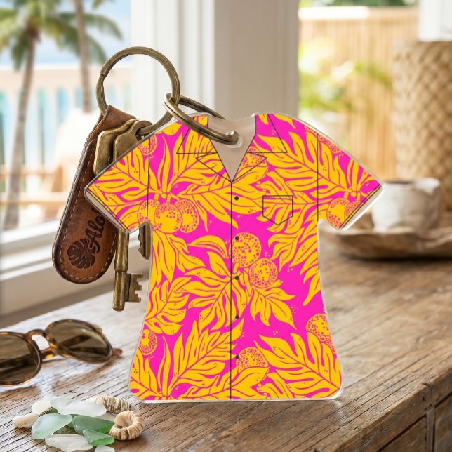 Hawaii themed shirt acrylic keepsake ornament (Creator Uploaded)