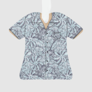 Hawaii themed shirt acrylic keepsake ornament