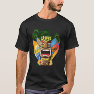 Hawaii Tiki and Surfboards T-Shirt
