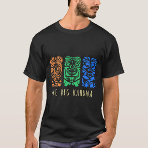 Hawaii Tiki Surfing Polynesian Big Kahuna Retro Hi T-Shirt