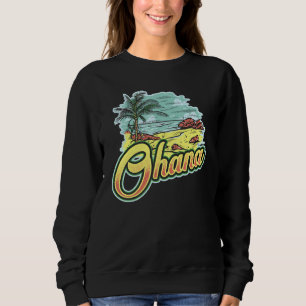 Hawaii Time Flight To Honolulu Hawaii Maui Vacatio Sweatshirt