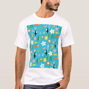 Hawaii Toucan Surf Vintage T-Shirt