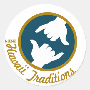 Hawaii Traditions Logo Sticker