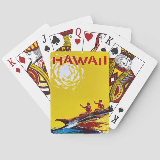 Hawaii Travel Playing Cards (Back)