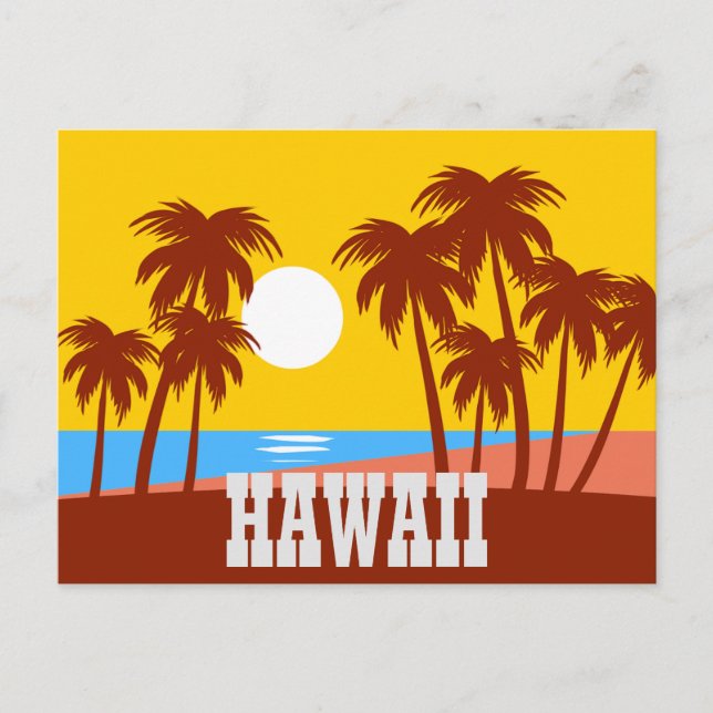 Hawaii Travel Postcard (Front)