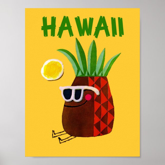 Hawaii Travel Poster (Front)