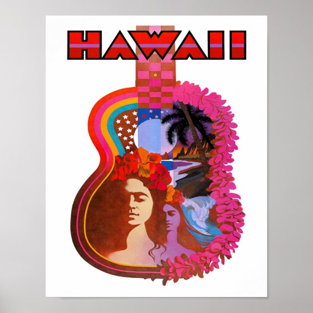 Hawaii Travel Poster (Front)