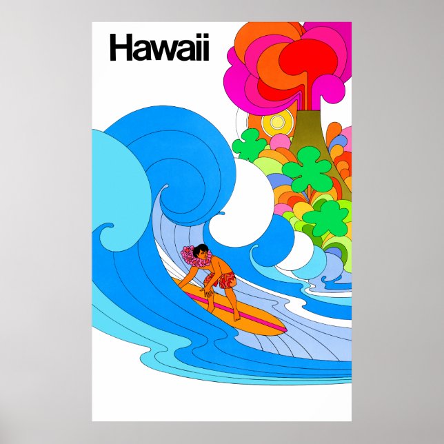 Hawaii Travel Poster (Front)
